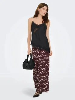 JDY fifi S/L Asym Lace Singlet< T-Shirts & Toppe