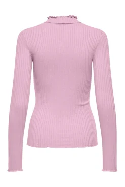 JDY fransiska Life L/S Hi-Nck Top Jr< Bluser & Skjorter