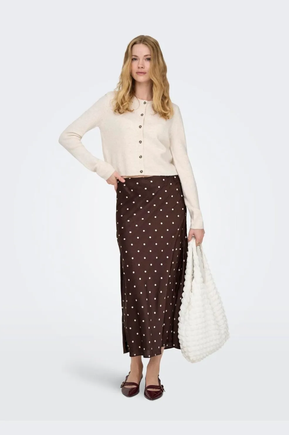hailey Satin Midi Skirt*JDY New