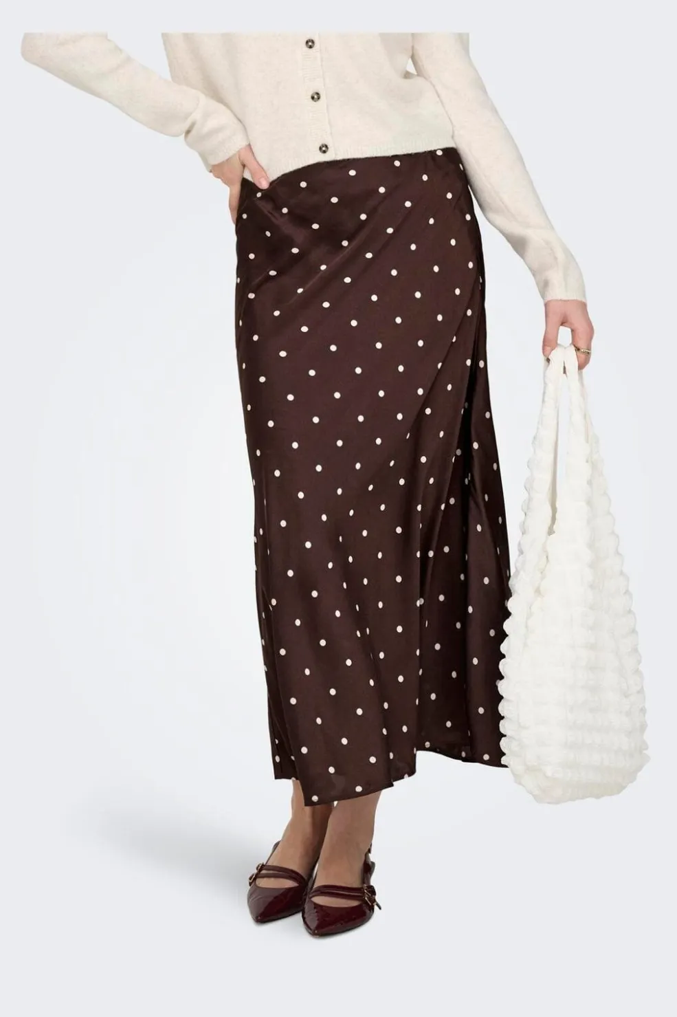 hailey Satin Midi Skirt*JDY New