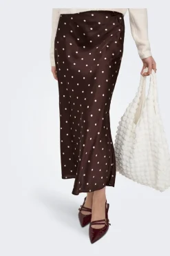 hailey Satin Midi Skirt*JDY New