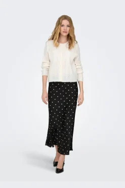 JDY hailey Satin Midi Skirt< Nederdele