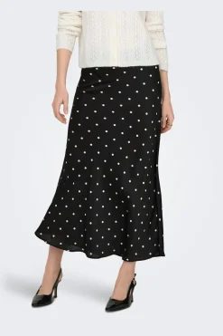 JDY hailey Satin Midi Skirt< Nederdele