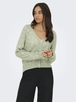 letty L/S V-Neck Struc Cardi Knt*JDY Best