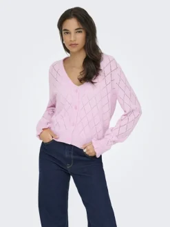 JDY letty L/S V-Neck Struc Cardi Knt< Cardigans