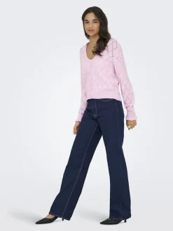 JDY letty L/S V-Neck Struc Cardi Knt< Cardigans