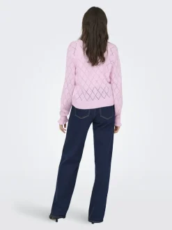 JDY letty L/S V-Neck Struc Cardi Knt< Cardigans