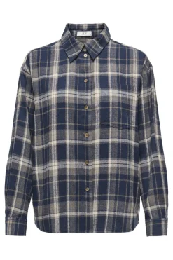 maddie L/S Loose Check Shirt*JDY