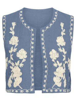 JDY marley S/L Embroidery Vest< Veste