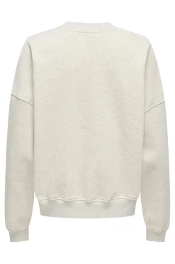 JDY mesa L/S O-Neck Emb Sweat< Sweatsæt & Comfy Wear|Bluser & Skjorter