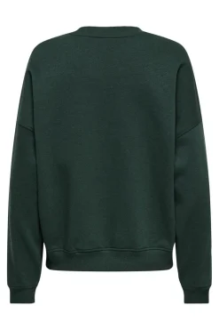 JDY mesa L/S O-Neck Emb Sweat< Sweatsæt & Comfy Wear|Bluser & Skjorter
