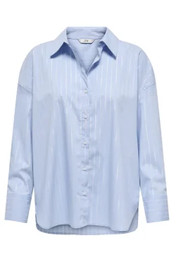 JDY mio L/S Lurex Loose Shirt< Bluser & Skjorter|Ammevenligt Tøj