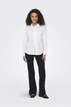 JDY mio L/S Zip Shirt< Bluser & Skjorter|Ammevenligt Tøj