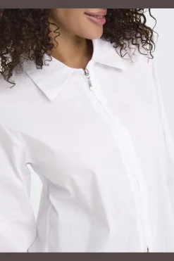 JDY mio L/S Zip Shirt< Bluser & Skjorter|Ammevenligt Tøj