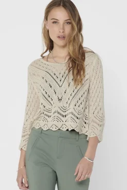 new Sun 3/4 Cropped Pullover Knt*JDY Discount