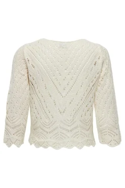 new Sun 3/4 Cropped Pullover Knt*JDY New