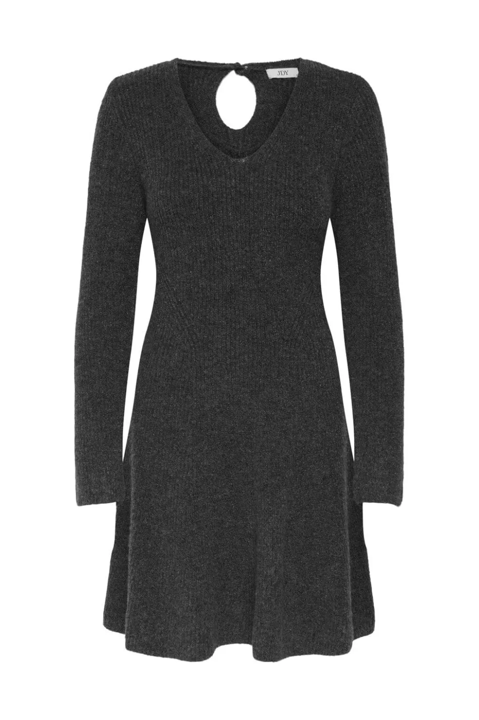 JDY nova L/S V-Neck Skater Dress Knt< Kjoler