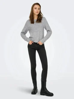 JDY pearl L/S O-Neck Pearl Pullover Knt< Bluser & Skjorter|Strik