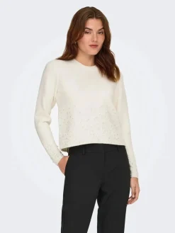 pearl L/S O-Neck Pearl Pullover Knt*JDY Discount