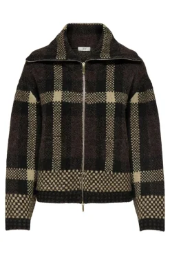 phoenix L/S 2 Way Zip Jacq Cardi Knt*JDY Online