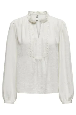 JDY rachel Life L/S Pintuck Top< T-Shirts & Toppe