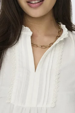 JDY rachel Life L/S Pintuck Top< T-Shirts & Toppe