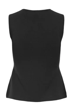 riley S/L O-Neck Two Way Zip Vest Knt*JDY Clearance