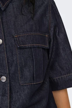 sansa Ss Oversize Shirt Db*JDY New