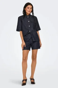 sansa Ss Oversize Shirt Db*JDY New