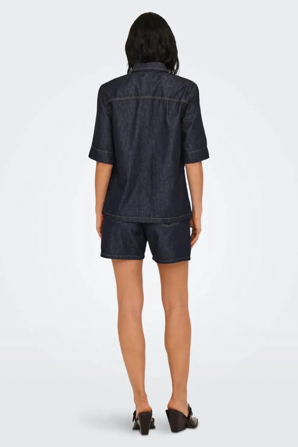 sansa Ss Oversize Shirt Db*JDY New