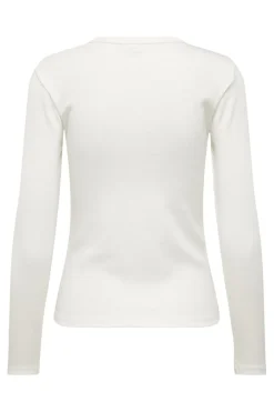 JDY solar L/S O Neck Top Dia< Bluser & Skjorter