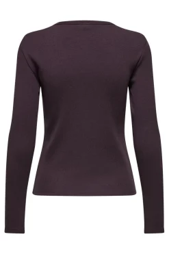 solar L/S O Neck Top Dia*JDY Outlet