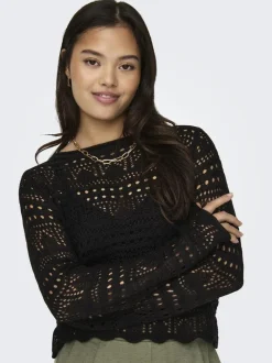 sun Lay L/S Boatneck Pullov. Knt*JDY Discount