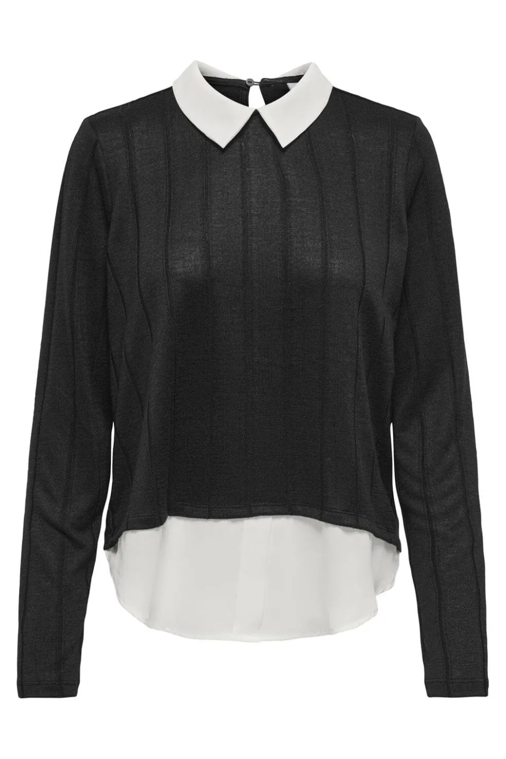 JDY tonsy Tiger L/S Detail Top Dia< Bluser & Skjorter