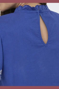 JDY vera S/S Embroidery Top< T-Shirts & Toppe