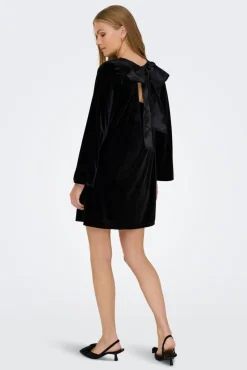 victory L/S Velvet Bow Dress*JDY Sale