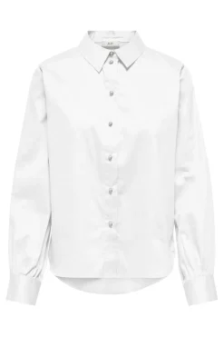 JDY willow L/S Pearl Shirt< Bluser & Skjorter|Ammevenligt Tøj