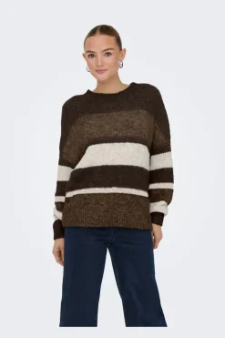 JDY zoey Life L/S On Colorblock Pull Knt< Strik|Bluser & Skjorter