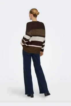 JDY zoey Life L/S On Colorblock Pull Knt< Strik|Bluser & Skjorter