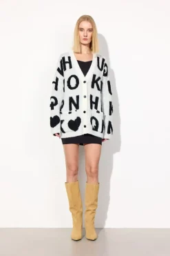 Hunkøn Jenny Knit Cardigan 25681< Cardigans|Ammevenligt Tøj