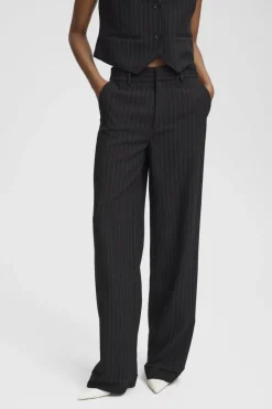 Gestuz JoelleGZ pinstripe MW pants NOOS< Bukser, Jeans & Leggings