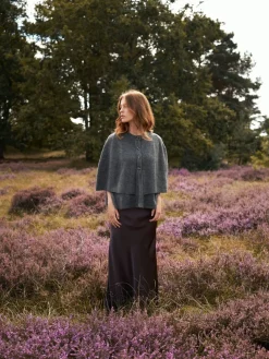 Neo Noir Josei Double Knit Cape 165798< Strik|Bluser & Skjorter