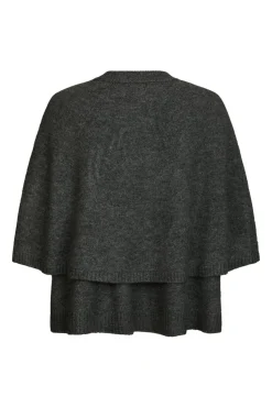 Neo Noir Josei Double Knit Cape 165798< Strik|Bluser & Skjorter