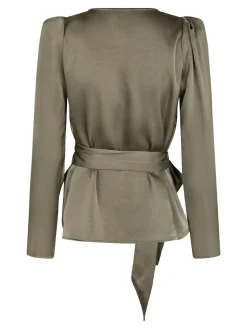 Valentin Studio Josie Blouse Heavy Satin 160851< Bluser & Skjorter