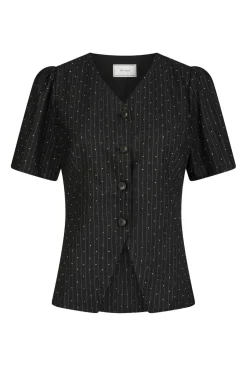 Jules B Pinstripe Blouse 167083*Neo Noir Outlet