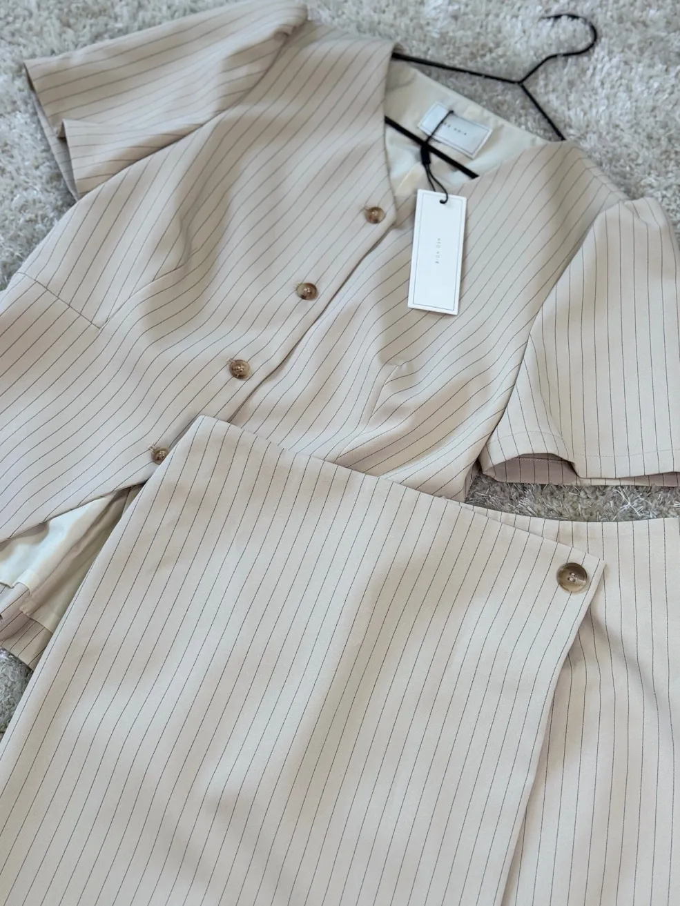 Jules Pinstriped Blouse 164812*Neo Noir Outlet