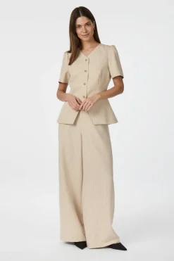 Jules Pinstriped Blouse 164812*Neo Noir Outlet