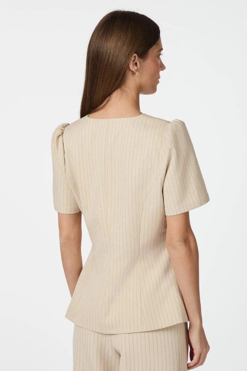 Jules Pinstriped Blouse 164812*Neo Noir Outlet