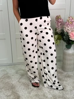 Juliana Wide Dot Pants*A-bee Outlet