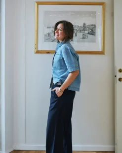 Julius Pinstripe Pants 164718*Neo Noir Best